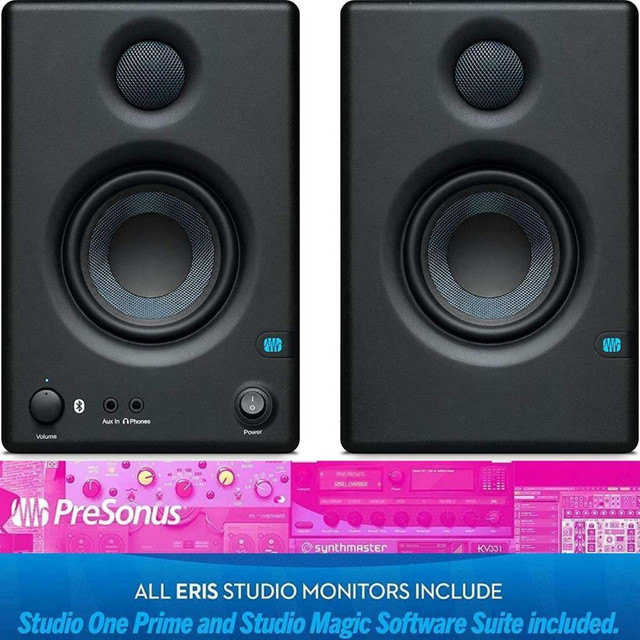 HUGE Discount Today! PreSonus Eris E3.5 BT-3.5 Near Field Studio Monitors Bluetooth | FAST, FREE Delivery to Your Home in Pro Audio & Recording Equipment