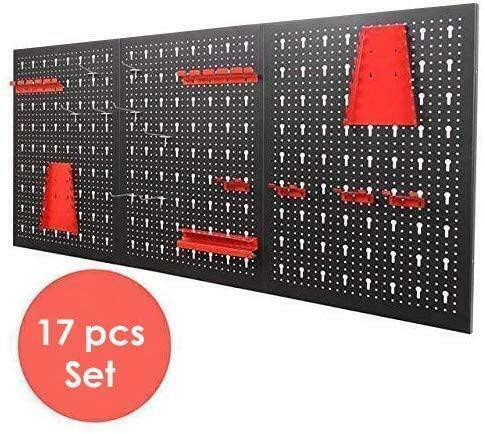 NEW METAL WALL TOOL PEGBOARD & HOOK SET HT33231 in Other in Regina