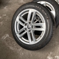 USED 17 OEM AUDI A4 WHEELS AND TIRES - PREMIER TIRE