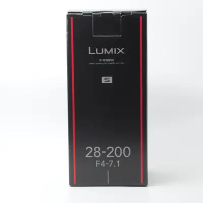 Panasonic LUMIX S 28-200mm F/4-7.1 MACRO O.I.S *Open Box* Price: $ + tax Includes 1 year Panasonic C...