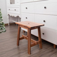 Loon Peak Wood Stool Rectangle Top Chairs Best Ideas End Tables For Sofas Sub-stool for Living Room