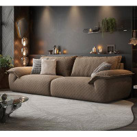 Lilac Garden Tools 94.49" Coffee 100% Polyester Modular Sofa cushion couch