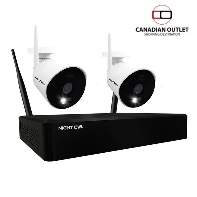 Security System - Night Owl 10 Channel 1080p Smart Security System, Night Owl 1080p Wired Security Camera in Security Systems in City of Toronto