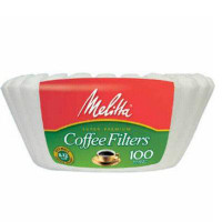 Melitta Melitta 629552 Basket Coffee Filters, 100 Count, White