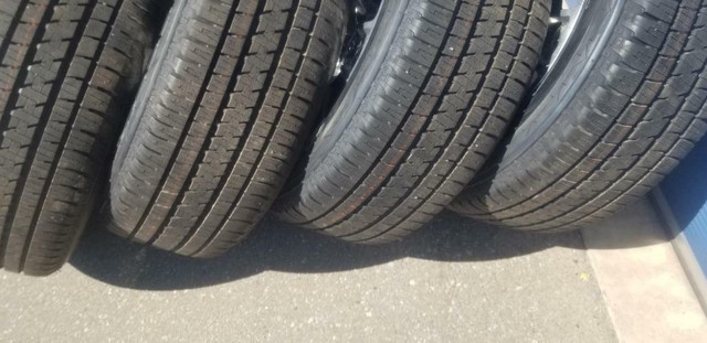BRAND NEW TAKE OFF  2020  DODGE RAM ( 6 LUG ) 20  INCH WHEELS  WITH       BRIDGESTONE   275 / 55 / 20 TIRES WITH TPMS in Tires & Rims in Ontario - Image 4