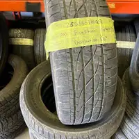 255 60 19 2 Firestone Destination Used A/S Tires With 75% Tread Left