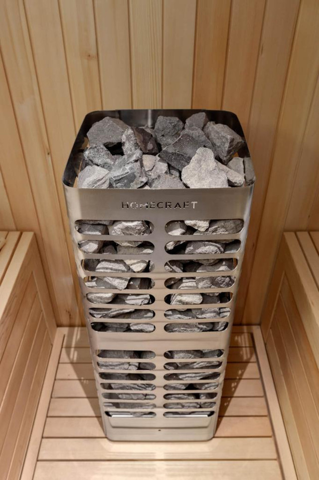 traditional sauna heater for sale,  $200 lb. rocks for huge steam generation, cell 7802656399 in Hot Tubs & Pools