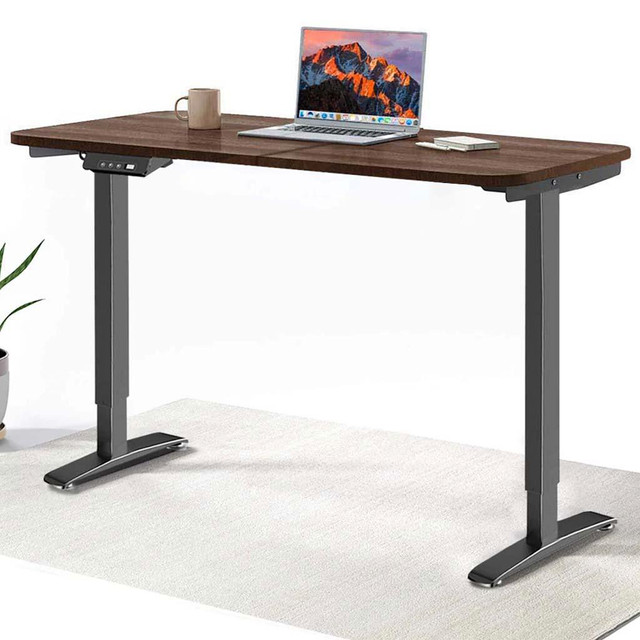 MotionGrey - Electric Motor Height Adjustable Standing Desk, Ergonomic Stand Up Desk, Adjustable Computer Sit Stand Desk in Desks