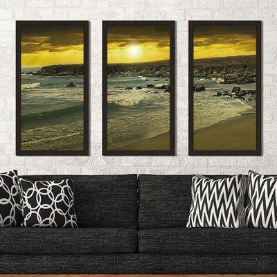 Bay Isle Home™ 'Malibu Light' Acrylic Painting Print Multi-Piece Image in Arts & Collectibles