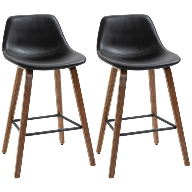 Bar Chairs 20.1" x 18.9" x 35.2" Black in Kitchen & Dining Wares - Image 2