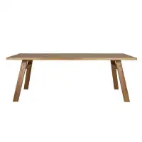 Joss & Main Addi 87'' Teak Solid Wood Dining Table