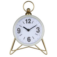 Mercer41 Grey Golden Triangle Desk Clock