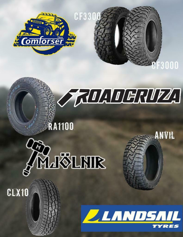 Wholesale Wheel and Tire Packages - Thor Tire and Rim Distributors - A/T R/T M/T Options Available! - 33s 35s 37s! in Tires & Rims in British Columbia