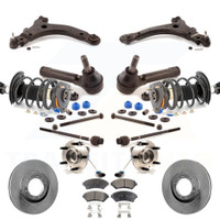 Front Disc Rotor Brake Pad Bearing Arms Shock Suspension Kit (15Pc) For Pontiac Grand Prix KM-100006