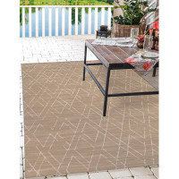 Union Rustic DIAMOND HATCH NATURAL Outdoor Rug By Union Rustic