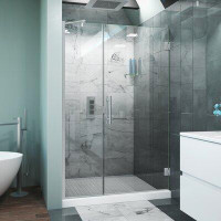 Arizona Shower Door Scottsdale 40" x 72" Hinged Frameless Shower Door with Invisible Shield by Clean-X