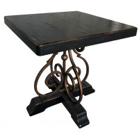Regis Patrick Collection Margaux Pedestal End Table