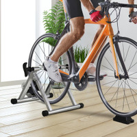 Bicycle Trainer 21.4"x18.6"x15.4" Silver