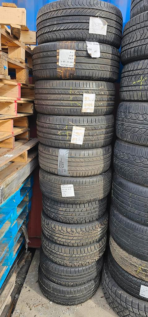 Lot de pneus usage a vendre 17 18 19 20 21 pouces grandeur voiture Allemand in Tires & Rims in Greater Montréal