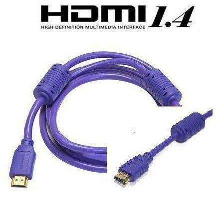 6 ft. HDMI v1.4 Premium Gold High Speed Cable for 1080p HDTV, Bl in General Electronics in West Island