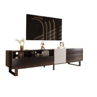 Latitude Run® 80'' Modern TV Stand with Double Storage Space