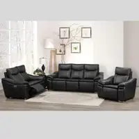 Genuine Leather Power Reclining Sofa Set on Discount !!