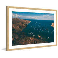 Marmont Hill 'Sailboats At Sea' by Francesco Cattuto Framed Painting Print