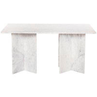 Meridian Furniture USA Verona Genuine Marble Dining Table