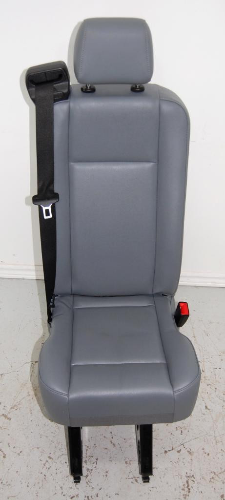 Ford Transit Passenger Van 2018 Removable Gray Vinyl Single Seat Jumpseat Savanna Express Cargo Camper Work VANLIFE E150 in Other Parts & Accessories - Image 3