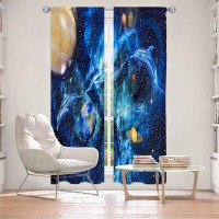 East Urban Home Lined Window Curtains 2-Panel Set For Window From East Urban Home By Mark Watts - Symphony Of Space