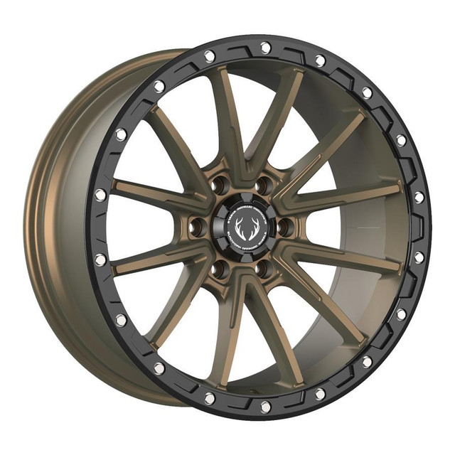 SEPTEMBER RIMS SPECIAL BLACK RHINO BRONZE AND BLACK in Auto Body Parts in City of Toronto
