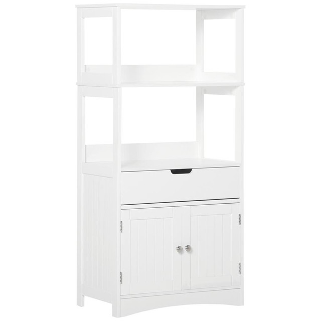 Bathroom Cabinet 23.5"x13"x48.25" White in Other - Image 2