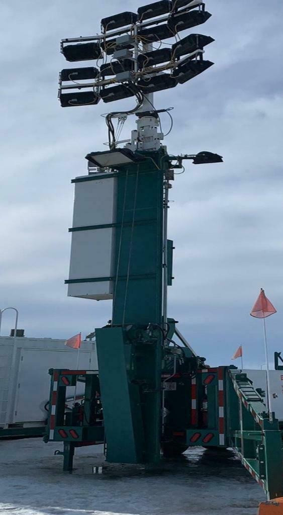 78 Foot  Stadium Light Tower - Trailered w/ 46KW Diesel power plant and Support Power in Other Business & Industrial - Image 2