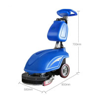 New Powerful Compact Floor Scrubber Cleaner - Walk Behind