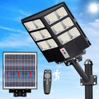 CG INTERNATIONAL TRADING Black Solar Powered Integrated LED Flood Light
