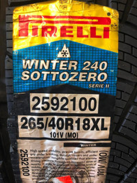4 Brand New Pirelli Winter 240 Sottozero Serie II 265/40R18XL Mercedes Approved   *** WallToWallTires,com ***