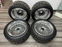 22 GT Strike Rim & All-Terrain tire package (Ford F150) Polished