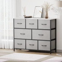 Rebrilliant Dresser With 8 Fabric Drawers For Bedroom Living Room, Entryway