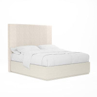 A.R.T. A.R.T. Furniture Blanc Queen Upholstered Panel Bed