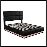 Latitude Run® Tufted Upholstered Platform Bed With Hydraulic Storage System