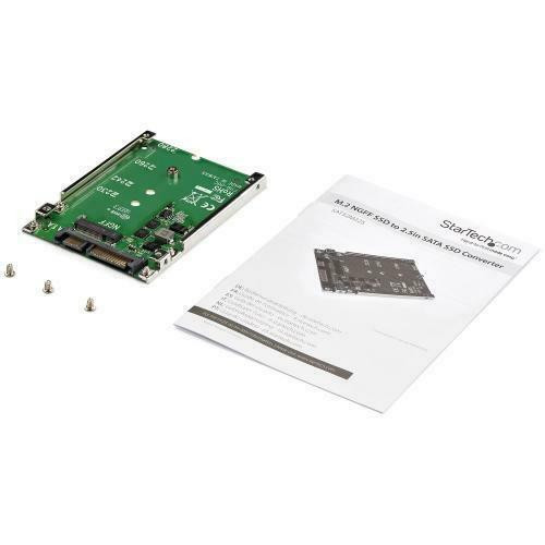 StarTech M.2 SATA SSD to 2.5in SATA Adapter - M.2 NGFF to SATA Converter - 7mm - Open-Frame Bracket - M2 Hard Drive Adap in System Components - Image 3