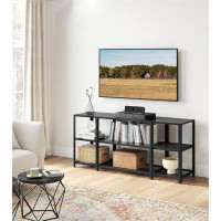 17 Stories TV Stand For 65 Inches Tvs, Industrial Entertainment Center, Modern TV Console With Open Storage Shelves For