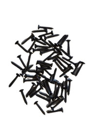 60 pcs black Mounting Screws Replacement Screws for Guitar Machine Heads or Pre amp EQ installation