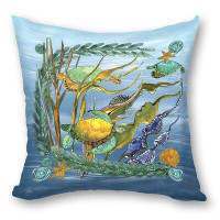 Bay Isle Home™ Sea Turtle Indoor/Outdoor Pillow