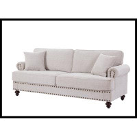 Darby Home Co Upholstered Sofas 2 Seater Couches With Nails And Armrests