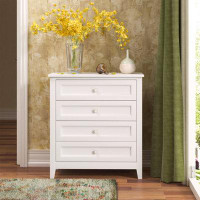 Darby Home Co Solid Wood Spray-Painted Drawer Dresser Bar,Buffet Tableware Cabinet Lockers Buffet Server Console Table L