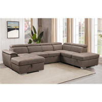 Latitude Run® U Shaped Sectional Couch