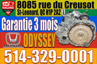 Transmission Automatique 2002 2003 2004 2005 2006 2007 Honda Odyessey 3.5L Transmission V6 J35A