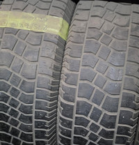 USED PAIR OF WINTER AVALANCHE 275/70R17 70% TREAD WITH INSTALL.