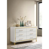 Mercer41 Lucia 6-drawer Bedroom Dresser White